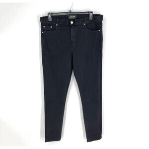 Homme + Femme NEW Stretch Jeans Mens Sz 38 Black Skinny Leg Cotton Blend